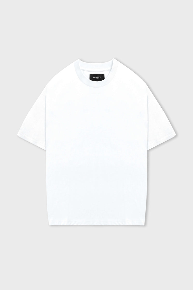 LEGEND* BASICS OVERSIZED T-SHIRT - WHITE