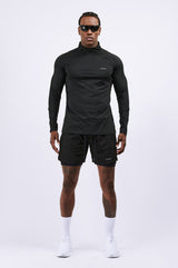 LEGEND ACTIVE ZIP TOP - BLACK