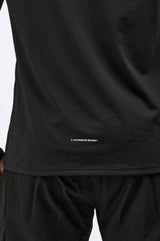 LEGEND ACTIVE ZIP TOP - BLACK