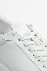 LEATHER TRAINER - WHITE