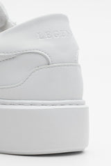 LEATHER TRAINER - WHITE