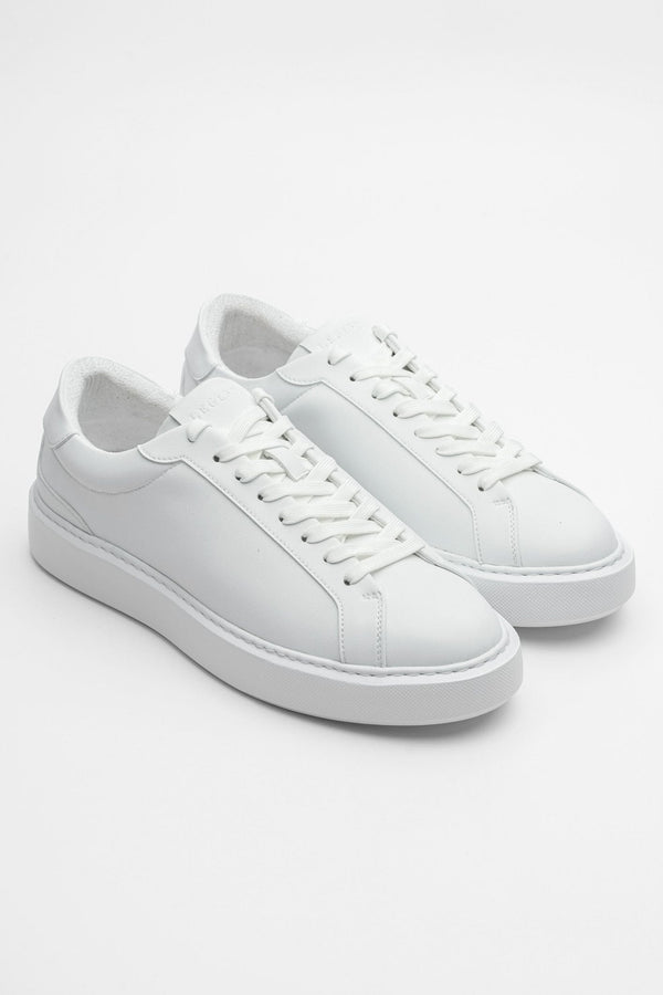 LEATHER TRAINER - WHITE