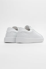 LEATHER TRAINER - WHITE