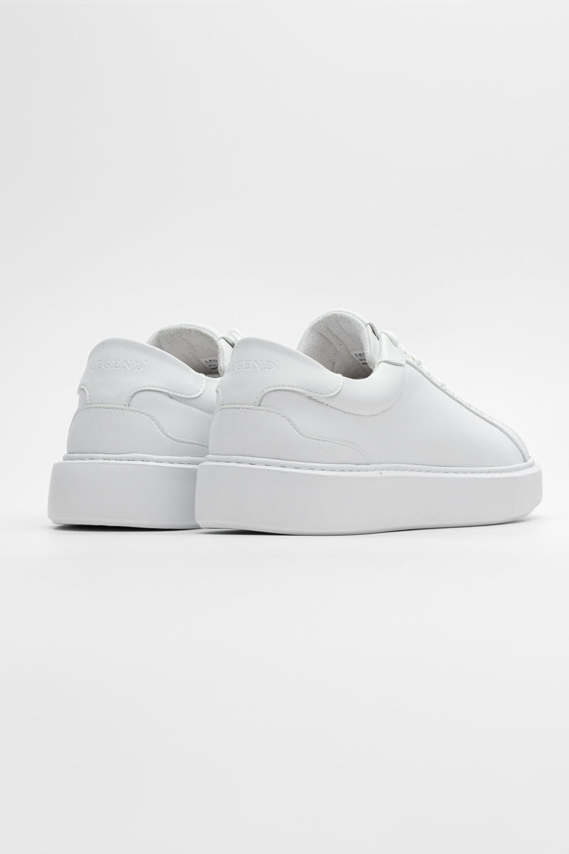 LEATHER TRAINER - WHITE