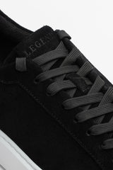 SUEDE TRAINER - BLACK