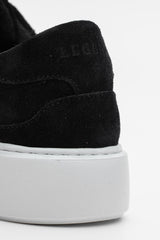 SUEDE TRAINER - BLACK
