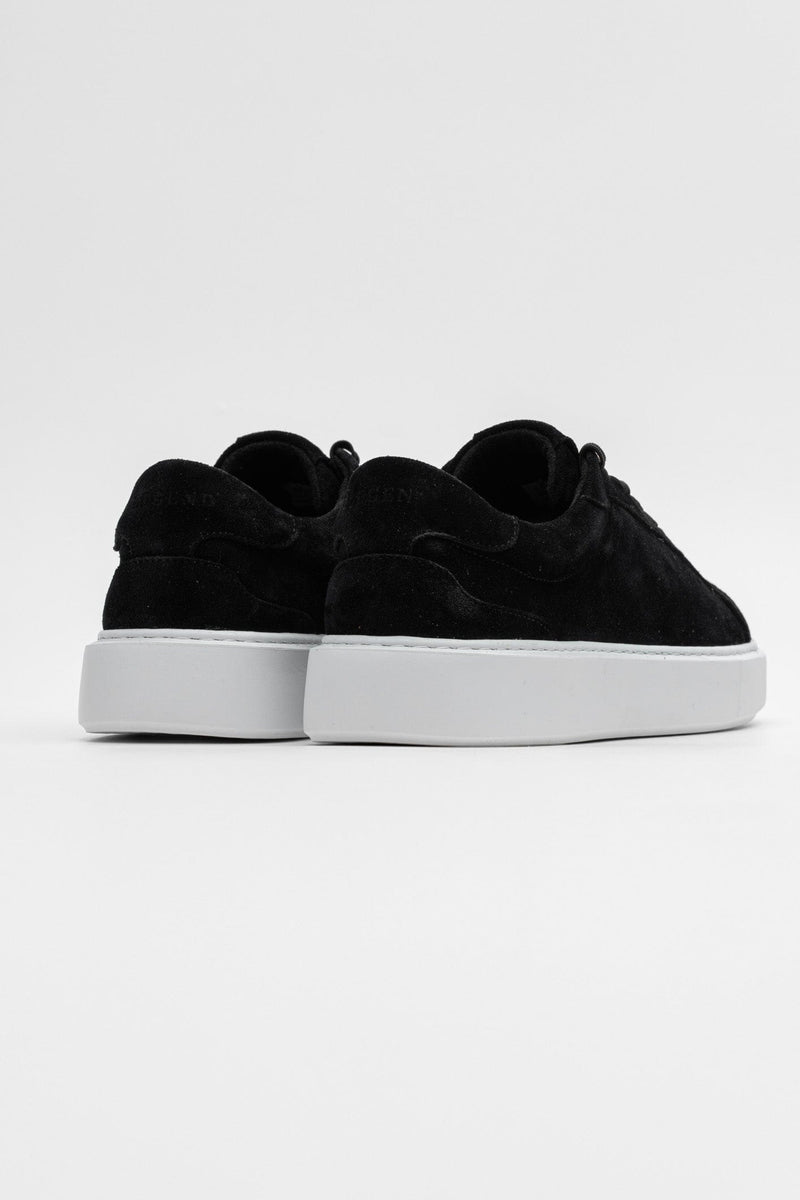 SUEDE TRAINER - BLACK
