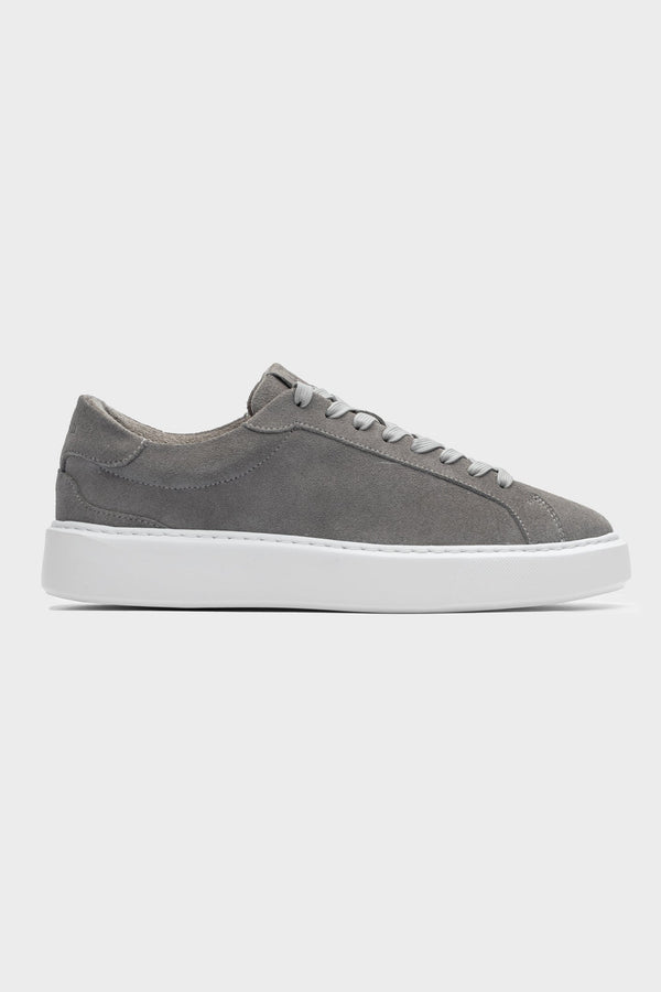 SUEDE TRAINER - DARK GREY