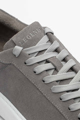 SUEDE TRAINER - DARK GREY