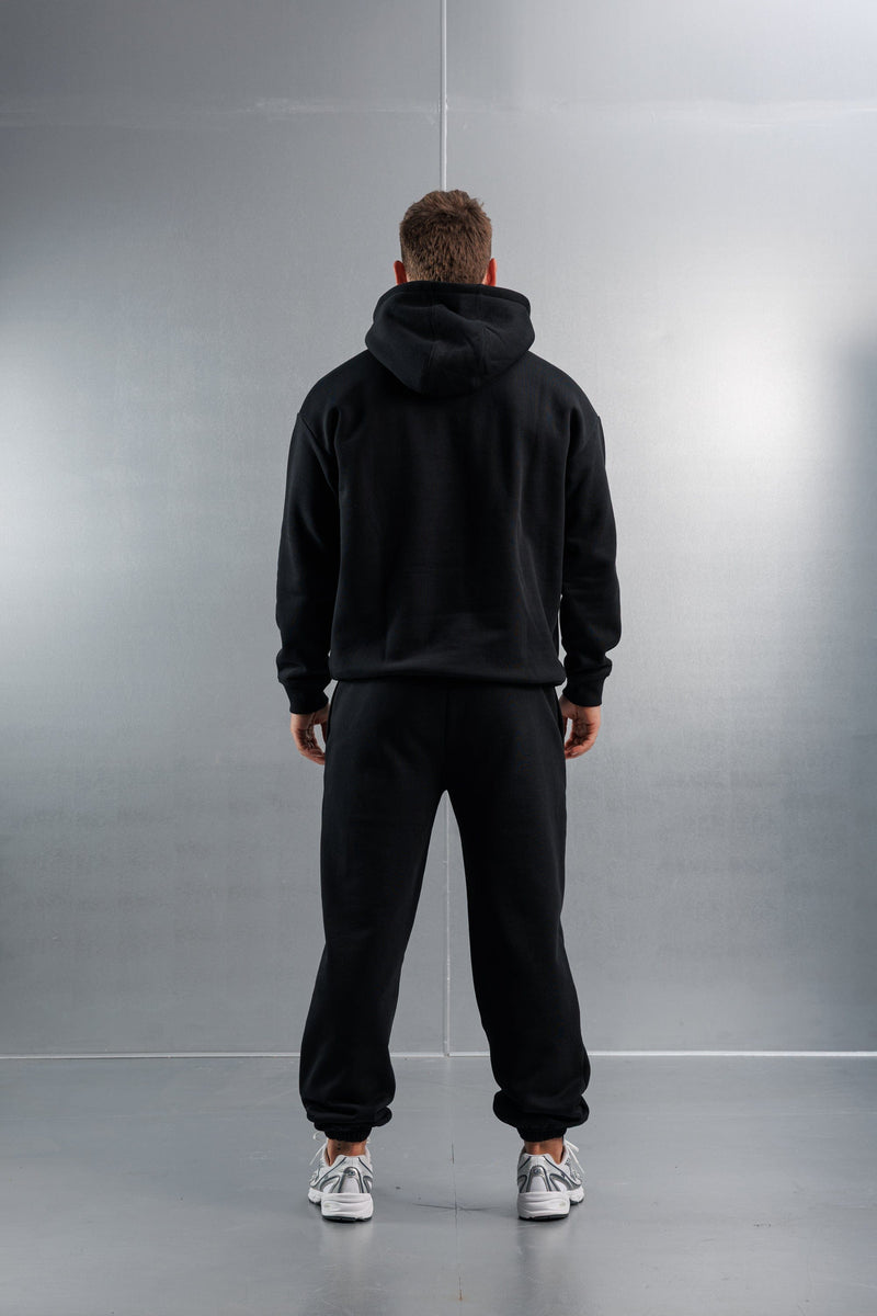 RELAXED HOODIE - BLACK