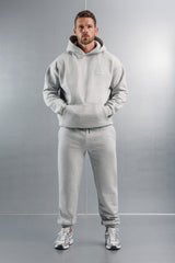 RELAXED HOODIE - GREY MARL