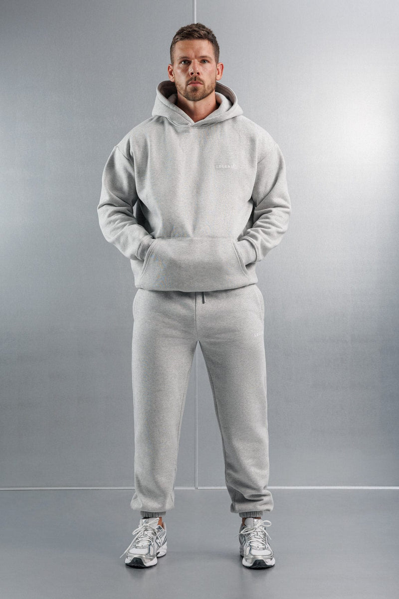 RELAXED HOODIE - GREY MARL