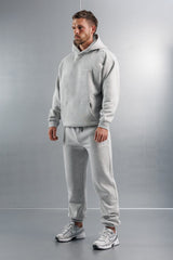 RELAXED HOODIE - GREY MARL