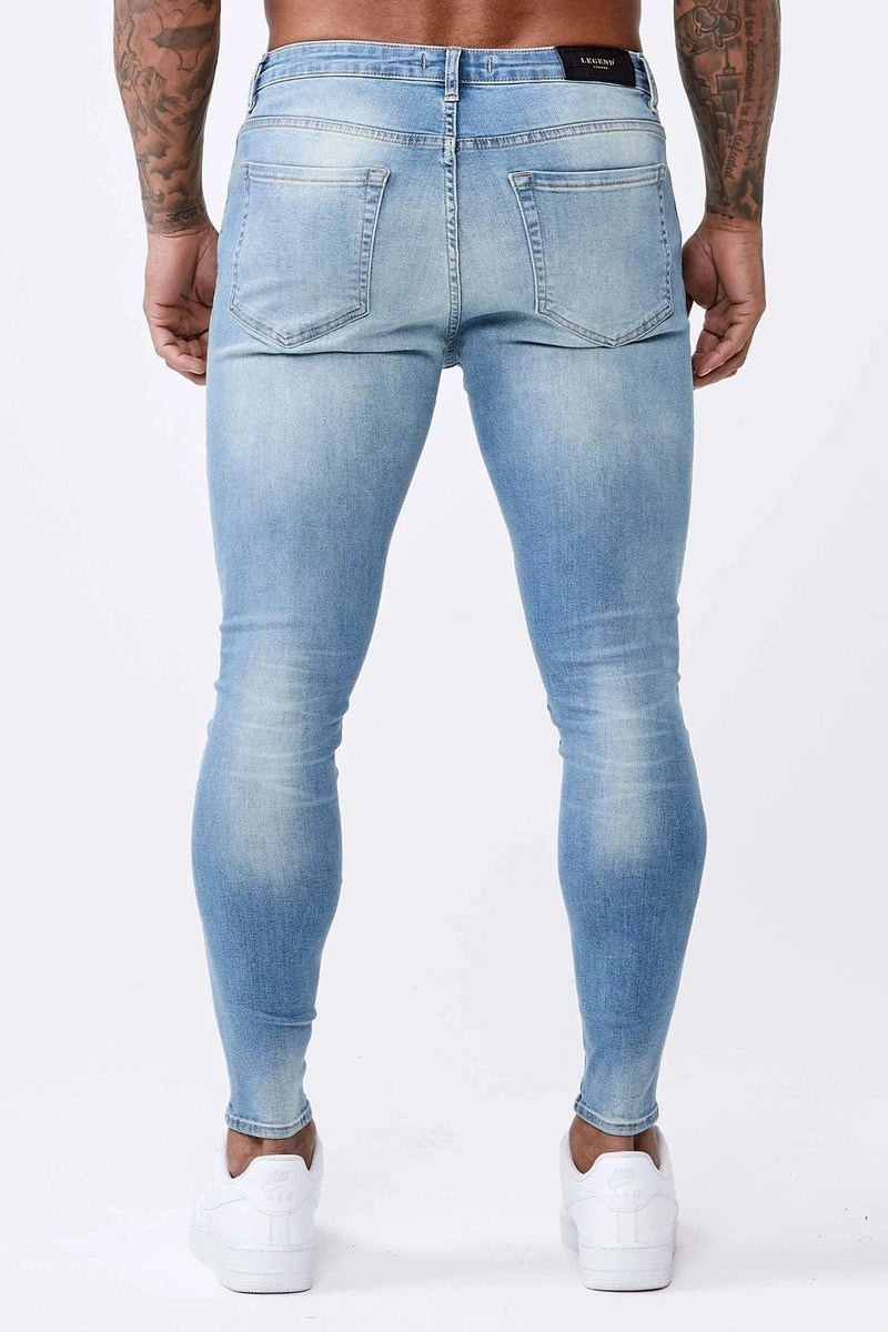 AQUA BLUE - SPRAY-ON JEANS