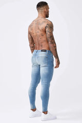 AQUA BLUE - SPRAY-ON JEANS