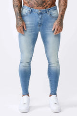 AQUA BLUE - SPRAY-ON JEANS