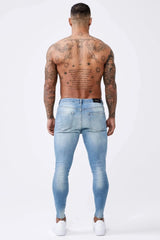 AQUA BLUE - SPRAY-ON JEANS
