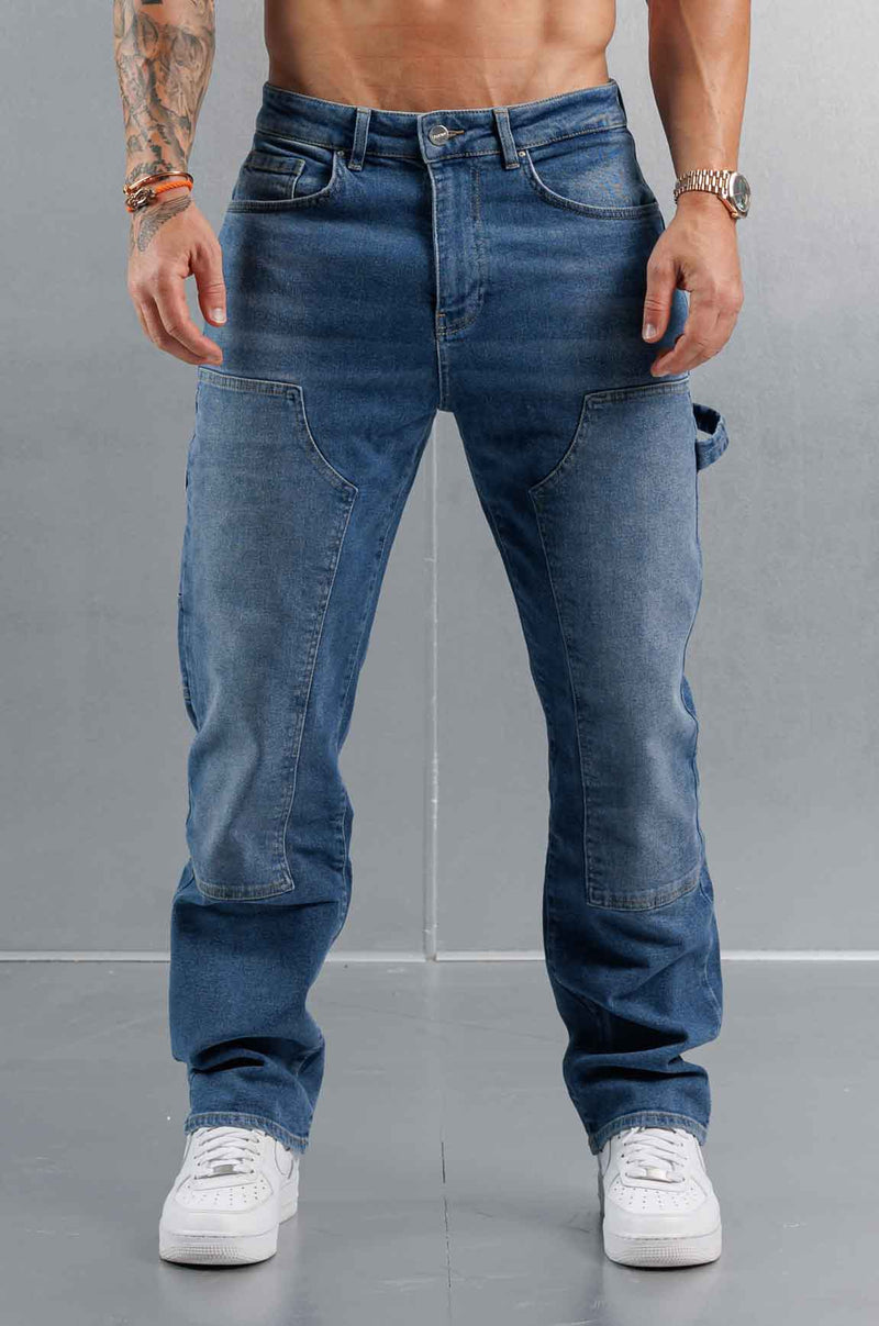 CARPENTER JEANS - MID BLUE