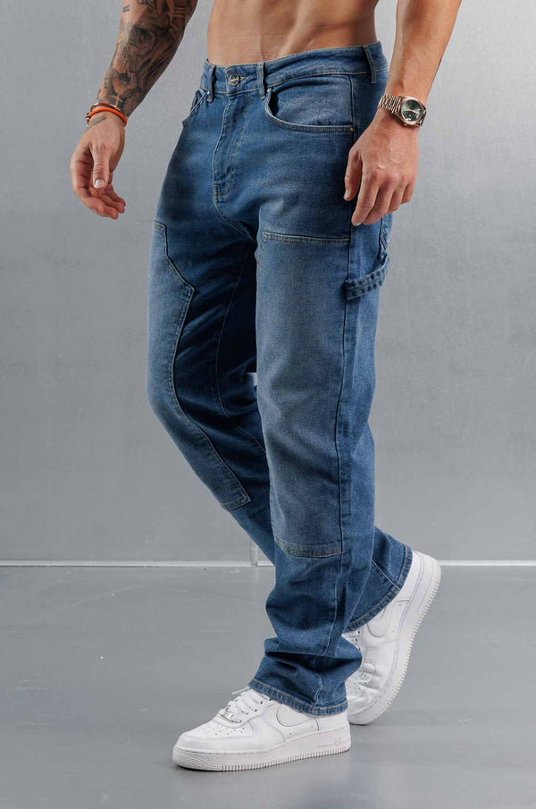 CARPENTER JEANS - MID BLUE
