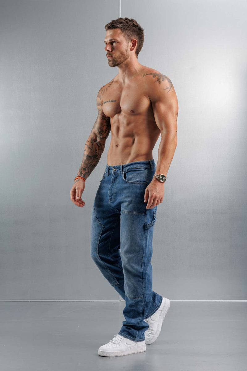 CARPENTER JEANS - MID BLUE