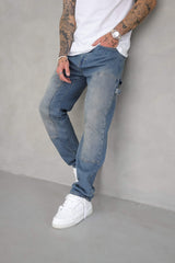 CARPENTER JEANS - WASHED STONE BLUE