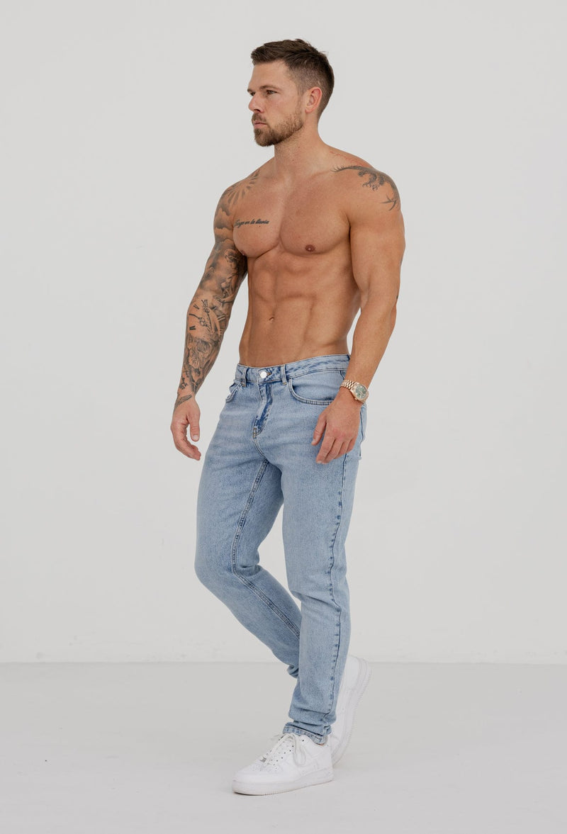 REGULAR FIT JEANS - BLUE