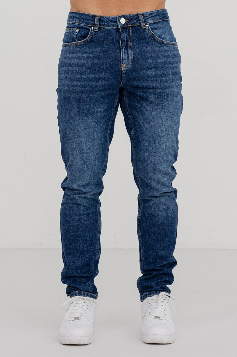 REGULAR FIT JEANS - DARK BLUE