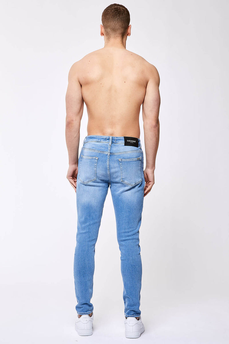 SKINNY FIT JEANS - ESSENTIAL BLUE DENIM