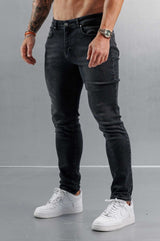 SLIM FIT JEANS 2.0 - CHARCOAL GREY
