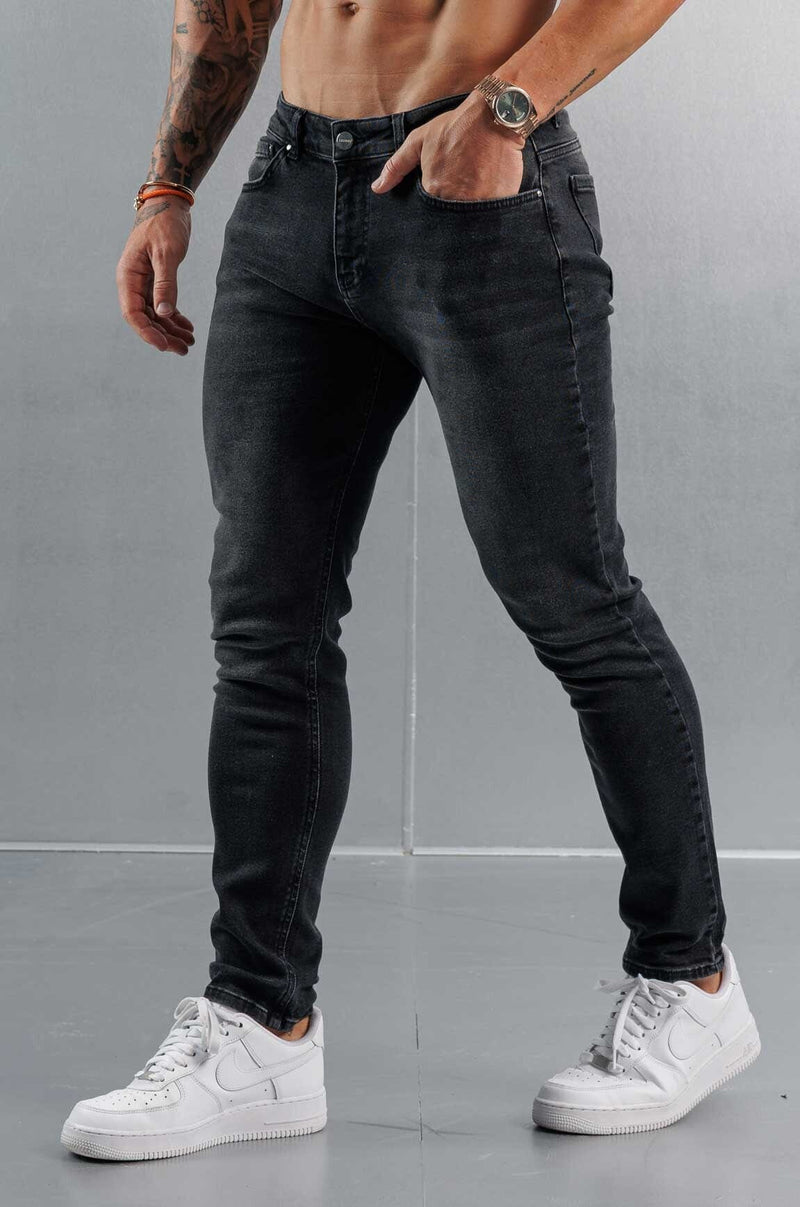 SLIM FIT JEANS 2.0 - CHARCOAL GREY