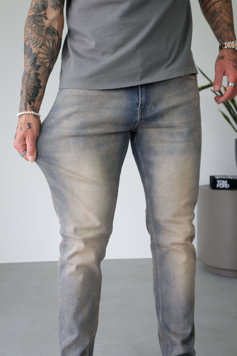 SLIM FIT JEANS 2.0 - STONE WASHED