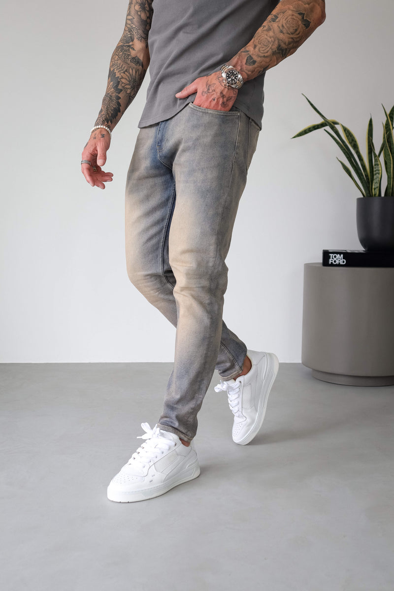 SLIM FIT JEANS 2.0 - STONE WASHED