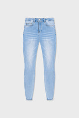 SKINNY FIT JEANS NON RIPPED - LIGHT BLUE