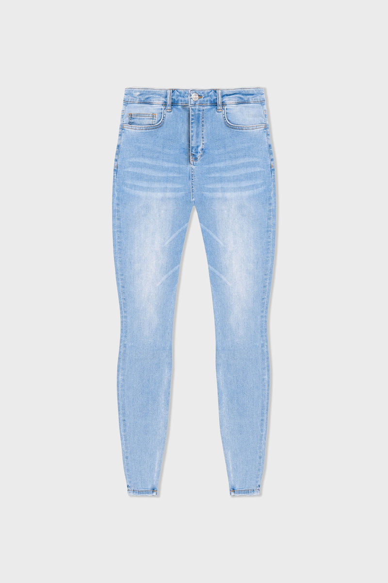 SKINNY FIT JEANS NON RIPPED - LIGHT BLUE