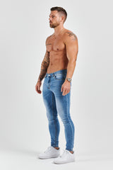 SKINNY FIT JEANS - LIGHT BLUE WASH