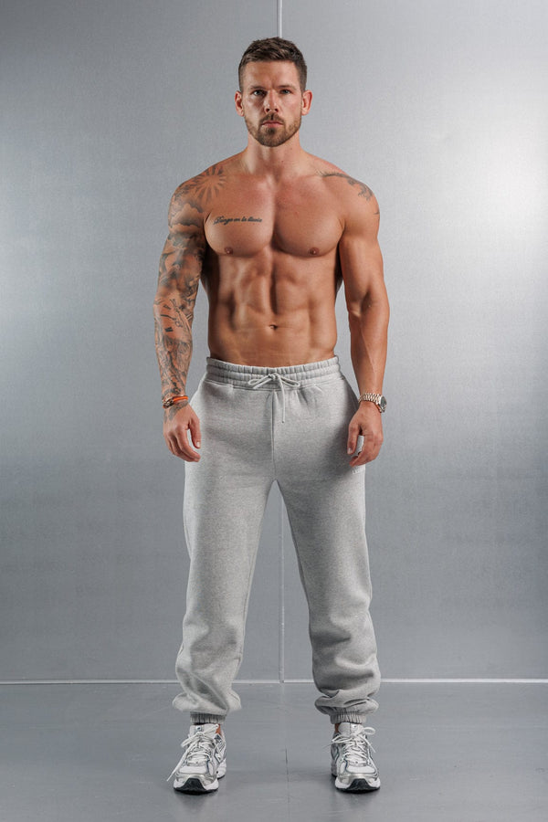 RELAXED JOGGER - GREY MARL