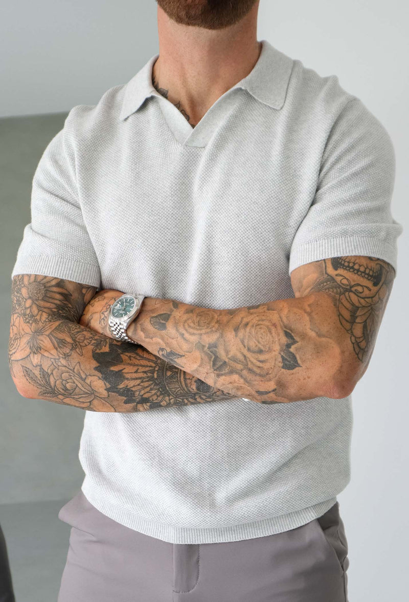 COAST POLO - GREY MARL