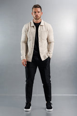 JERSEY OVERSHIRT - CREME