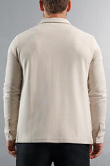 JERSEY OVERSHIRT - CREME