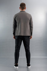 JERSEY OVERSHIRT - DARK GREY
