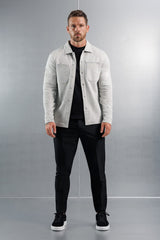 JERSEY OVERSHIRT - GREY MARL