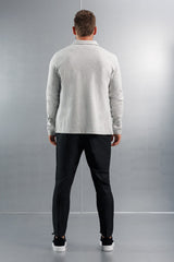 JERSEY OVERSHIRT - GREY MARL