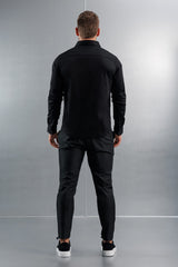LUXE MERCERISED DRESS SHIRT - BLACK
