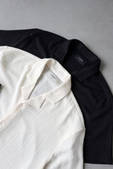 TEXTURED SHIRT - BLACK
