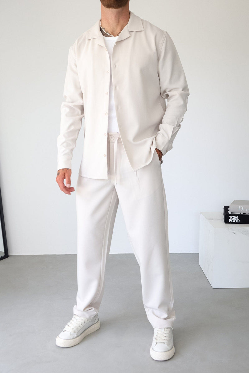 TWIN SET SHIRT - ECRU