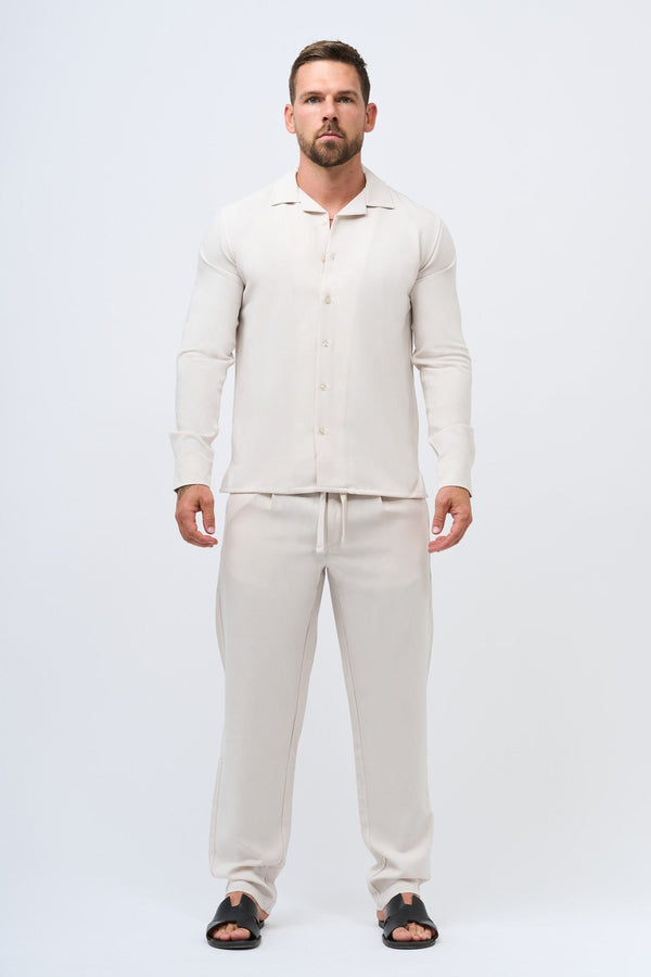 TWIN SET SHIRT - ECRU