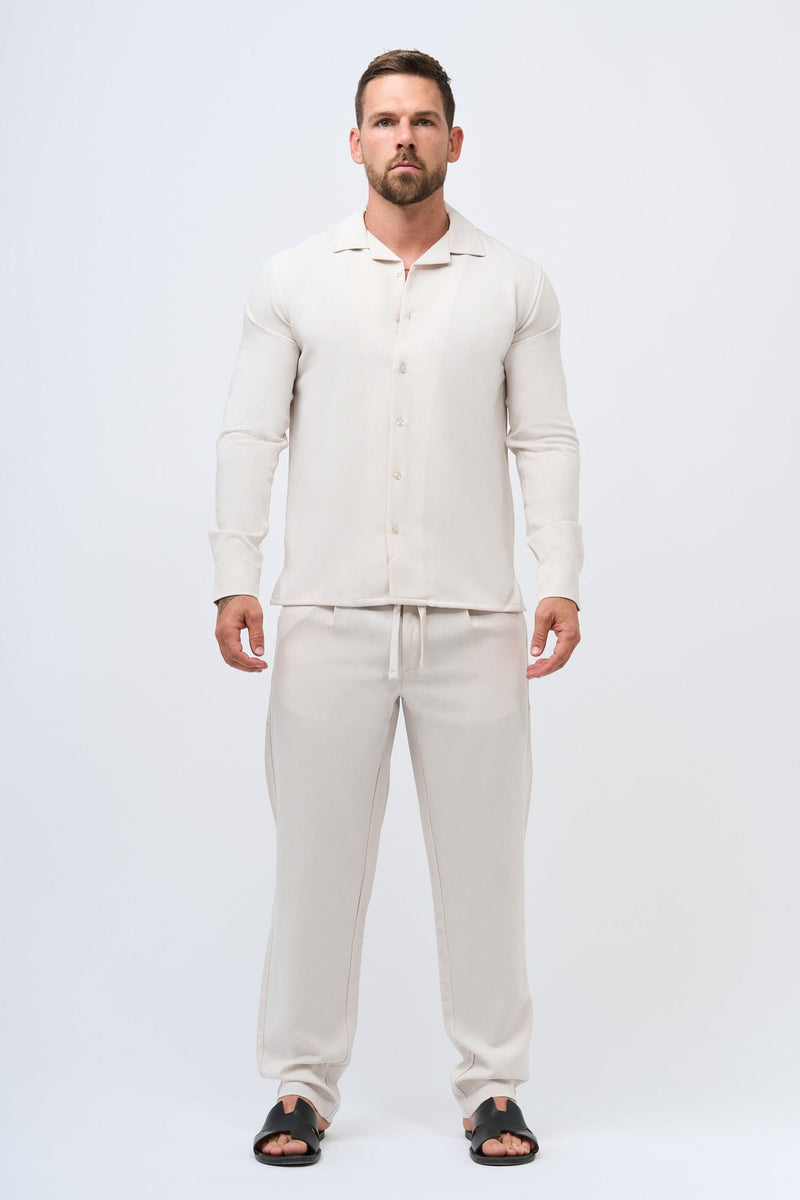 TWIN SET SHIRT - ECRU