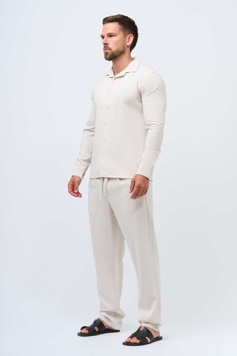 TWIN SET SHIRT - ECRU