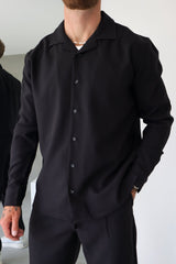 TWIN SET SHIRT - BLACK