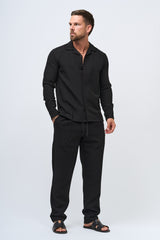 TWIN SET SHIRT - BLACK